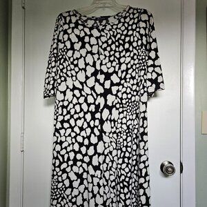 Size 18/20W Roaman's Boat Neck Swing Dress NWOT